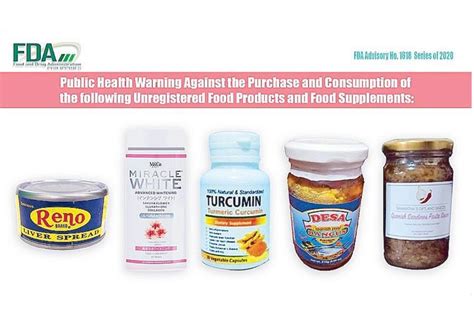 FDA warns vs unregistered products | Philstar.com