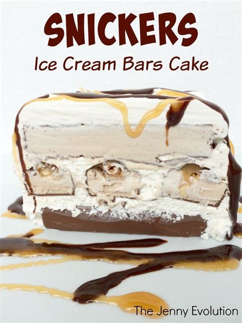 Snickers Cake Snickers Ice Cream Bars Cake Recipe Recipe Easy Homemade Ice Cream Best