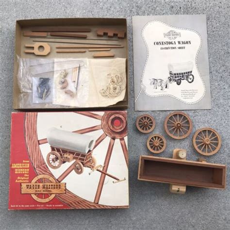 Wagon Masters Conestoga Wagon Model Kit Wagons Of The Old West Ebay