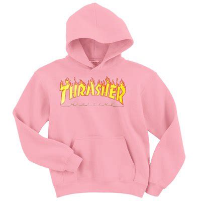 Thrasher Magazine Pink Hoodie - Basic tees shop