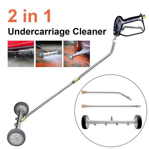 Silver Psi Pressure Washer Car Undercarriage Cleaner Power Washer