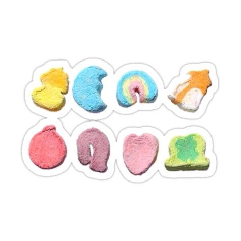 Lucky Charms Marshmallow Sticker For Sale By Stardust Garden Lucky