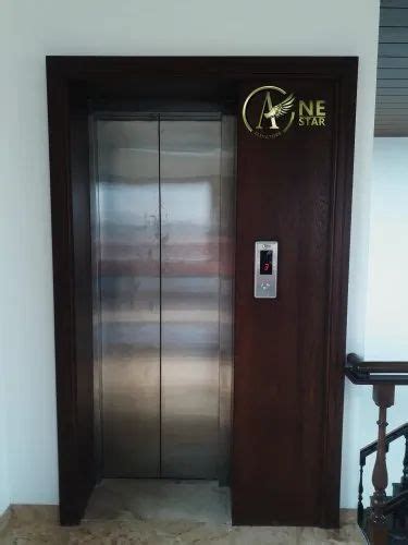 Center Opening Silver Stainless Steel Passenger Elevator At Rs 500000