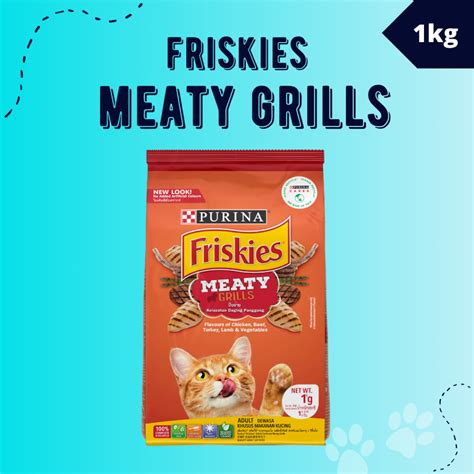 Jual FRISKIES ADULT Meaty Grills Grill 1kg 1 Kg Shopee Indonesia