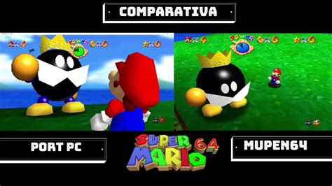 ⭐super Mario 64 Pc Port No Es Un Emulador Mupen64 Vs Port Pc Youtube