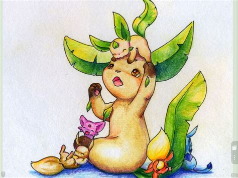 Cute Adorable Leafeon Pokemon Pictures Pokemon Devian Art