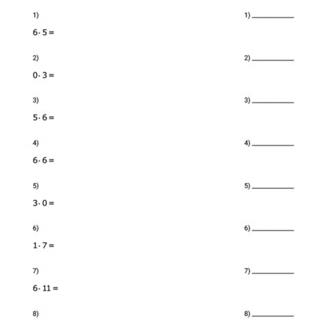 Multiplication Worksheet Series 10 Geek Slop Online