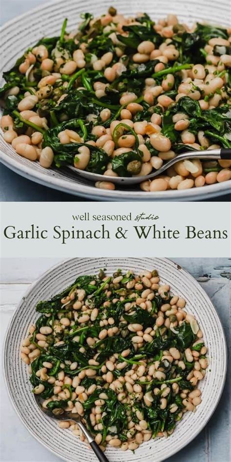 Minute Garlic Spinach And White Beans Artofit