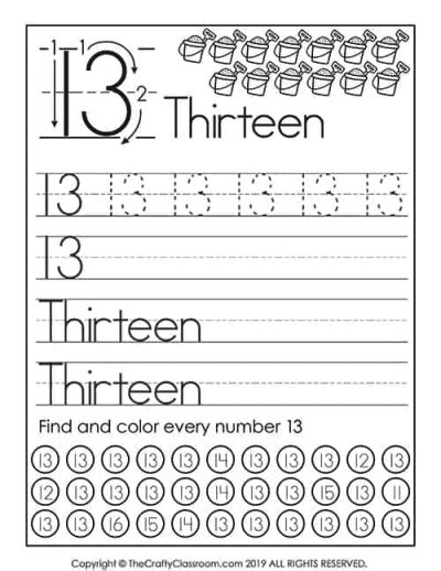 Preschool Number Worksheets Preschool Mom