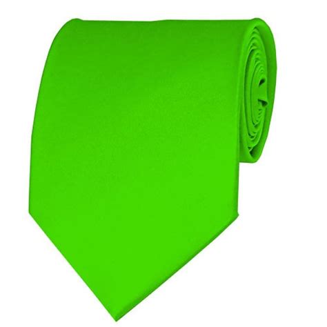 Lime Green Neckties Solid Color Ties Stanard Adult Size Wholesale