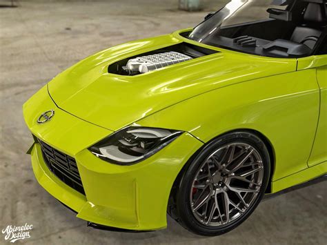 2023 Nissan 400z Rendered With Hellcat V8 Engine Swap Huge Drag