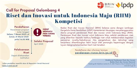 Pembukaan Riset Dan Inovasi Untuk Indonesia Maju RIIM BRIN 2023 P3M