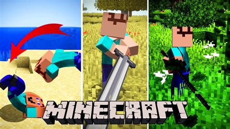 Amazing Epic Fight Mod In Minecraft 🔥🤯 Fight Like Realistic Person In