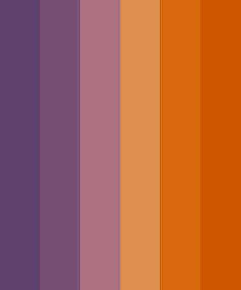 Violet Orange Color Palette