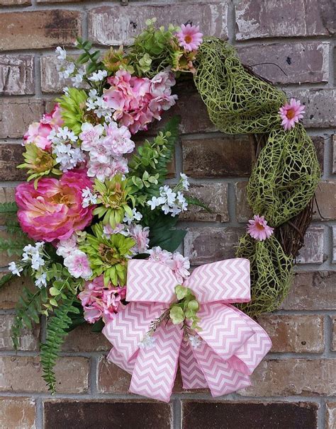 Spring Or Summer Grapevine Wreath For T Or Home Wreaths