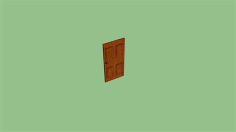 Wooden Door 3d Model