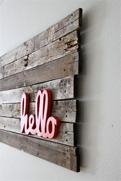 Ingenious Pallet Wall Art Ideas – Wood Pallet Ideas