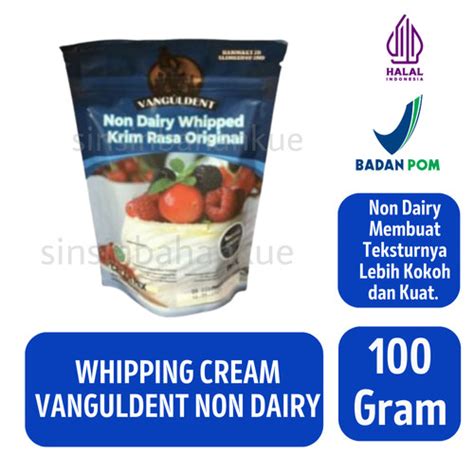 Jual Whipping Cream Vanguldent Non Dairy 100 Gram Kota Malang