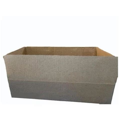 3 Ply Rectangular Regular Slotted Corrugated Box At Rs 9 Piece 3 Ply