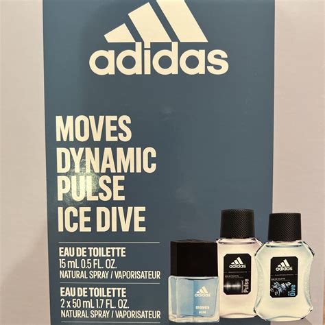 Adidas Moves Dynamic Pulse Ice Dive Cologne Gift Set Of Ebay