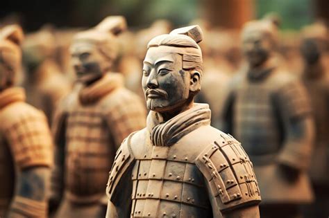 Soldado del Ejército de Terracota del mausoleo del Emperador Qin Shi