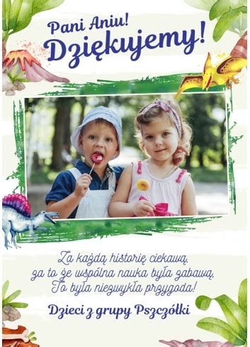 Plakat Dla Pani Z Przedszkola Sklep Online Twojakartka Pl