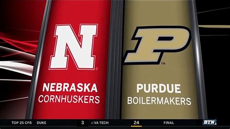 Nebraska At Purdue Football Highlights Youtube