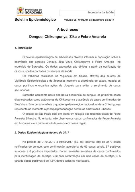 Pdf Boletim Epidemiol Gico Arboviroses Dengue Chikungunya Agencia