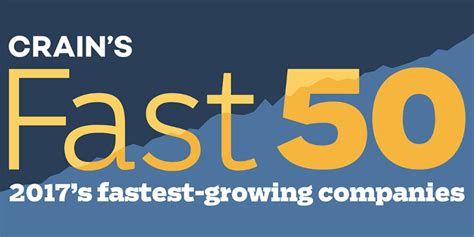 On The Grow Crains Fast 50 Showcases Todays Economic Trends Crain