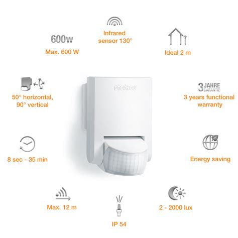 Steinel Is Detector De Movimiento Blanco Lampara Es