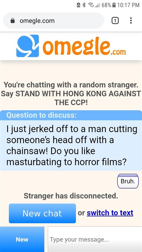 Not OP's proudest fap... : r/omegle