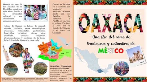 Infografia de culturas oaxaqueñas