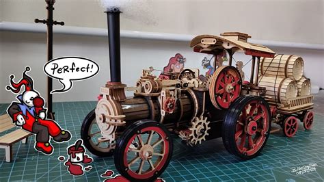 ROKR Steam Engine Complete Build Speed Build YouTube