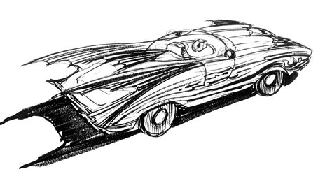 Batman 1989 Batmobile concept sketch 3 | The Movie Blog