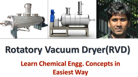 Rotatory Vacuum Dryer Rvd Working Principle Chemicalmahi Youtube