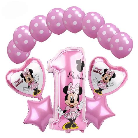 Set Aranjament Baloane Cu Cifra Minnie Balloo Party Shop