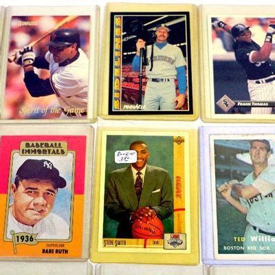 BABE RUTH STAN MUSIAL Willie Mays More BASEBALL CARDS SET Of HOF EstateSales Org