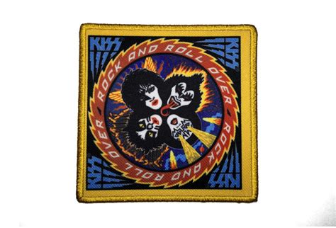 Kiss - Rock And Roll Over Album Cover Woven Patch