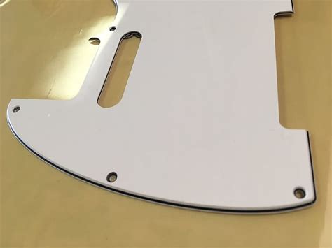 8 Hole 3 Ply Parchment Pickguard For 70 S Fender Telecaster Reverb