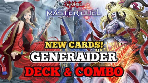 Generaider Deck Combo Guide Yu Gi Oh Master Duel Decklist YouTube