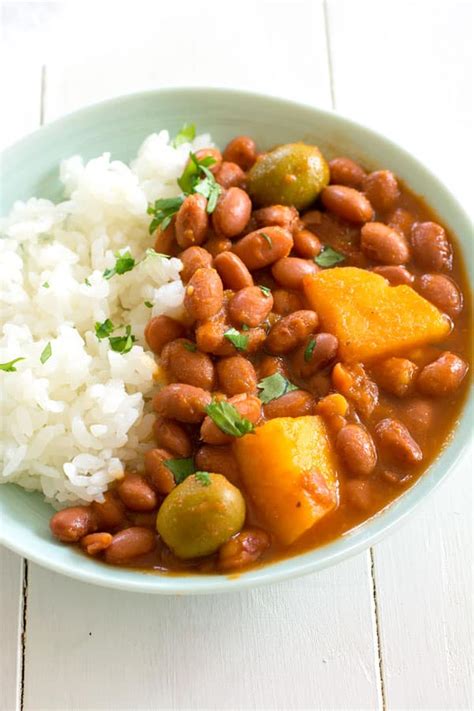 Puerto Rican Food Rice And Beans