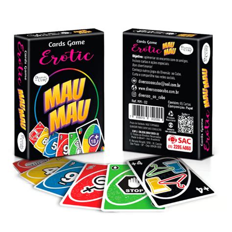MAU MAU JOGO DE CARTAS ERÓTICO Sex Shop Lua Rosa