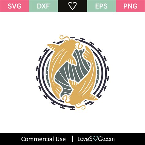 Pisces Svg Cut File Lovesvg