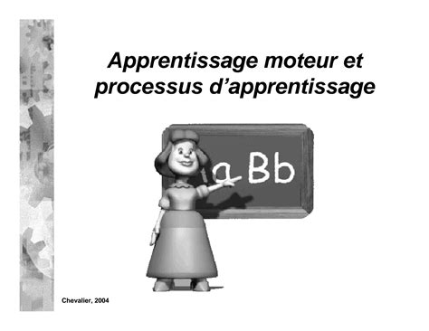 Solution Apprentissage Moteur Et Processus D Apprentissage Studypool