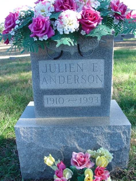 Julien Emmitt Anderson 1910 1993 Find A Grave Memorial