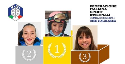 GP FISI FVG 21 22 Alpino Classifica Finale Cuccioli 1 Femminile FISI FVG