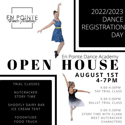 Class Schedule En Pointe Dance Academy