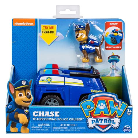 PAW Patrol, Chase's Transforming Police Cruiser with Flip-open Megaphone, for Ages 3 and Up ...