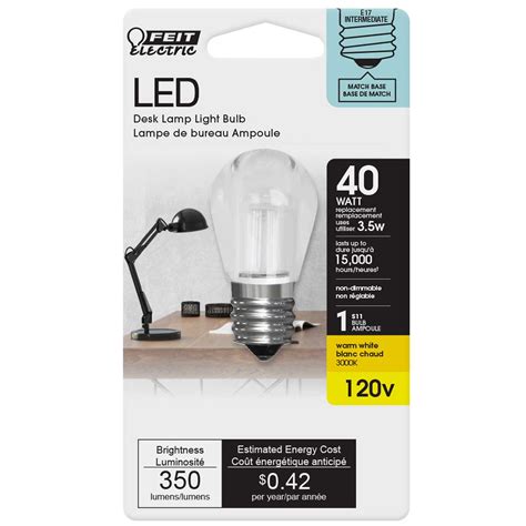 Feit Electric S11 E17 Intermediate Led Bulb Warm White 40 Watt Equivalence 1 Pk Ace Hardware