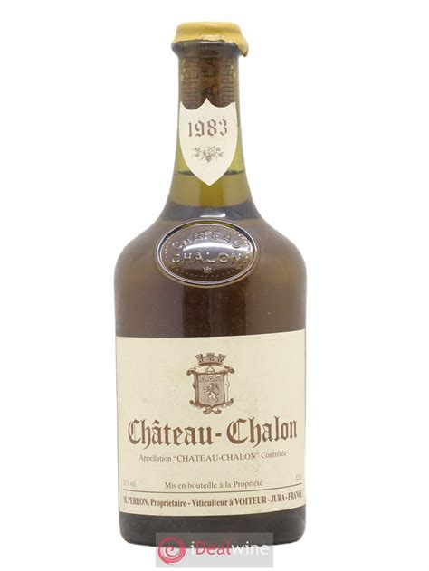 Acheter Château Chalon M Perron 1983 lot 450